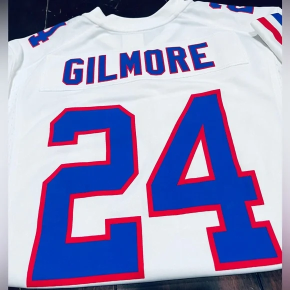NHL Men’s Buffalo Bills Football On Field Jersey With. #24 Gilmore. SIZE M - Picture 3 of 11